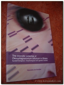 The zoonotic potential of oesophagostomum bifurcum in Ghana. Epidemiological, morphological and genetic studies. — GRUIJTER, JOHANNA MARIA DE.