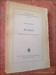 Platon. Einführung in seine Philosophie. — SCHILLING, KURT.