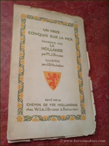 Un pays conquis sur la mer. Causerie sur la Hollande. — BRUSSE, M.J.