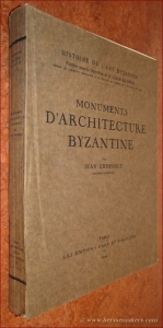 Monuments d'architecture Byzantine. — EBERSOLT, JEAN.