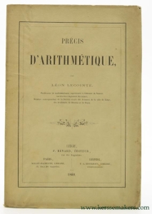 Précis d'arithmétique. — Lecointe, Léon.