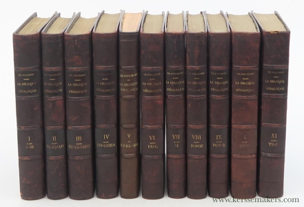 La Belgique héraldique. Recueil historique, chronologique, généalogique et biographique complet de toutes les maisons nobles reconnues de la Belgique. — Poplimont, Ch.