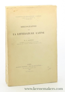 Bibliographie de la littérature latine. — Herescu, N.I.