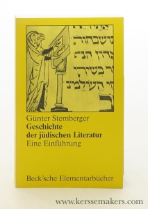 Geschichte der jüdischen Literatur. Eine Einführung. — Stemberger, Günter.