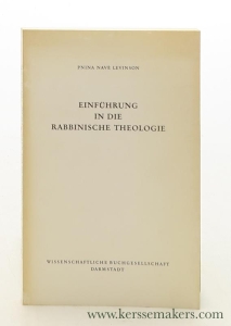 Einführung in die Rabbinische theologie. — Nave Levinson, Pnina.