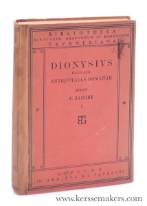 Antiquitatum Romanarum Volumen Primum (1). — Dionysius Halicarn ( Dionysi Halicarasensis ) / Carolus Jacoby