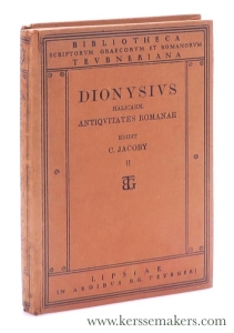 Antiquitatum Romanarum Volumen Alterum (2). — Dionysius Halicarn ( Dionysi Halicarasensis ) / Carolus Jacoby