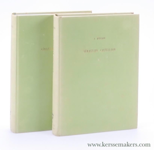 Sébastien Castellion - Sa vie et son oeuvre (1515 - 1563) Étude sur les origines du protestantisme liberal Français. [ 2 volumes ]. Reprint of the edition Paris, Machette, 1892 — Buisson, Ferdinand.