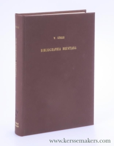 Bibliographia Brentiana. Bibliographisches Verzeichnis der gedruckten und ungedruckten Schriften und Briefe des Reformators Johannes Brenz. Nebst einem Verzeichnis der Literatur über Brenz, kurzen Erläuterungen und ungedruckten Akten - Reprint of the edition Berlin, 1904. — Köhler, W.