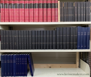 Zeitschrift des Deutschen Palaestina-Vereins / Palästina-Vereins / Deutscher Verein zur Erforschung Palästinas. Band 1 - Band 28. [Kraus Reprint], Band 29 - 42. (43,44 missing) Band 45 - 56 (57-66 missing) Band 67 - 119. and register volumes 'zu Band 26-30, 31-35 & 36-50' [ Together 71 bindings ]. — Guthe, Hermann / C. Steuernagel / D. M. Noth / Jens Kamlah / Dieter Vieweger / a.o. (eds.).