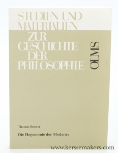 Die Hegemonie der Moderne : zur Neubestimmung politischer Romantik im Naturrecht Kants und Hegels. — Becker, Thomas.