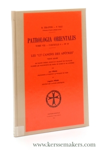 Les '127 [ cent vingt-sept ] Canons des Apôtres'. Texte Arabe en partie inédit, publié et traduit en Français d'apres les manuscrits de Paris, de Rome et de Londres. — Périer, Jean / Augustin Périer.