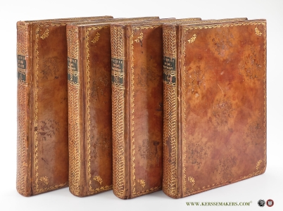 Histoire de l'Ancien et du Nouveau Testament, et des juifs, pour servir d'Introduction à l'Histoire ecclésiastique de l'abbé Fleury. Nouvelle édition corrigée (en 4 vols.complète). — Calmet, A.