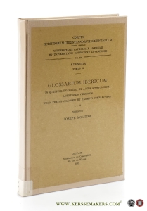 Glossarium Ibericum in quattuor Evangelia et Actus Apostolorum antiquioris versionis etiam textus Chanmeti et Haemeti complectens, 1. — Molitor, Joseph.