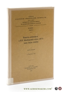 Paterica armeniaca a P.P. Mechitaristis edita (1855) nunc latine reddita, I. Tractatus I-IV. — Leloir, Louis.