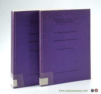 Die antiken Synagogen in Israel. Teil 1. Die jüdischen Synagogen, Lehrhäuser und Gerichtshöfe. Teil 2. Die samaritanischen Synagogen [ 2 volumes ]. — Hüttenmeister, Frowald / Gottfried Reeg.