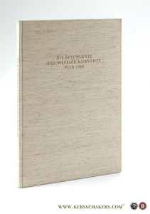 Die Beschlüsse des Weseler Konvents von 1568. — Goeters, J. F. Gerhard.