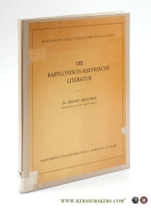 Die Babylonisch-Assyrische Literatur. — Meissner, Bruno.