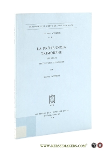 La Prôtennoia Trimorphe (NH XIII, 1). — Janssens, Yvonne.