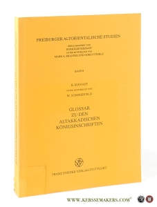 Glossar zu den Altakkadischen Königsinschriften. — Kienast, B. / W. Sommerfeld.
