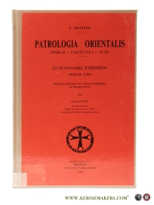 Le Synaxaire éthiopien. Mois de Terr. — Colin, Gérard.