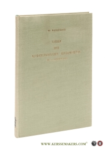 Lieder der niederländischen Reformierten aus der Zeit der Verfolgung im 16. Jahrhundert. [ Reprint of the edition Frankfurt am Main, Verlag von Herder & Zimmer, 1867 (Beiträge zur niederländischen Hymnologie, Heft 1) ]. — Wackernagel, Philipp (ed.).