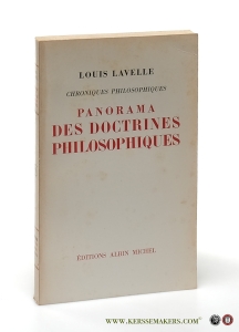 Panorama des doctrines philosophiques. — Lavelle, Louis.