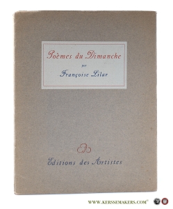Poèmes du dimanche. Avec un portrati de Félix Labisse — Lilar, Françoise (ps. Françoise Mallet-Joris)
