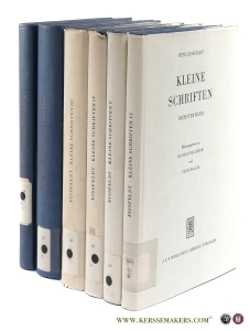 Kleine Schriften. Herausgegeben von Rudolf Sellheim und Fritz Maass. (6 volumes). — Eissfeldt, Otto.