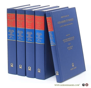 Sämtliche Rezensionen in den Acta Eruditorum (1705-1731). Herausgegeben von Hubert A. Laeven und Lucy J. M. Laeven-Aretz [ 5 volumes ]. Teil 1. Préface. Einleitung 1705-1710. Teil 2. 1711-1718. Teil 3. 1719-1724. Teil 4. 1725-1731. Teil 5. Supplemente. Register. — Wolff, Christian / Hubert A. Laeven / Lucy J.M. Laeven-Aretz.