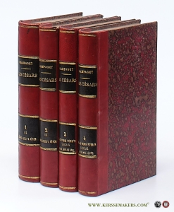 Les Césars [ 4 volumes ] 1 & 2 Les Césars jusqu'a Néron. 3 & 4 Tableau du Monde Romain. Cinquième Édition. — Champagny, Le Cte de.