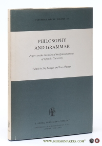 Philosophy and grammar. Papers on the Occasion of the Quincentennial of Uppsala University. — Kanger, Stig / Öhman, Sven (eds.).