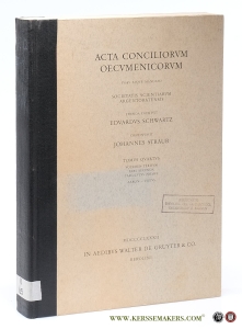 Pars II Index prosopographicus. Fasciculi I et II. Aaron - Zoticus. - Acta conciliorum oecumenicorum. Tomus IV Concilium Universale Constantinopolitanum sub Iustiniano habitum. Volumen III Index Generalis Tomorum I-IV. — Schieffer, Rudolf.