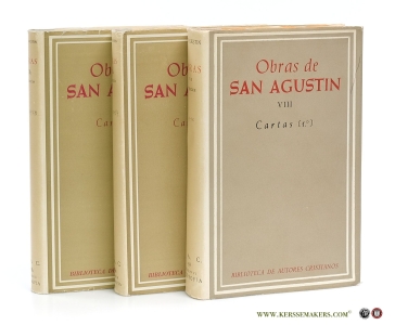 Obras de San Agustin en edicion bilingüe. VIII. Cartas (1.o). XIa. Cartas (2.o). XIb. Cartas (3.o). Seugunda edicion. (Epist. 1-270 in 3 volumes). — San Agustin / Lope Cilleruelo.