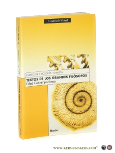 Textos de los grandes filósofos edad contemporánea. — Vidal, F. Canals.
