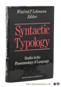 Syntactic Typology. Studies in the Phenomenology of Language. — Lehmann, Winfred P. (ed.).