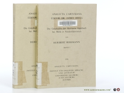 Die Geschichte der Kartause Aggsbach bei Melk in Niederösterreich [ 2 volumes ]. — Rossmann, Heribert.