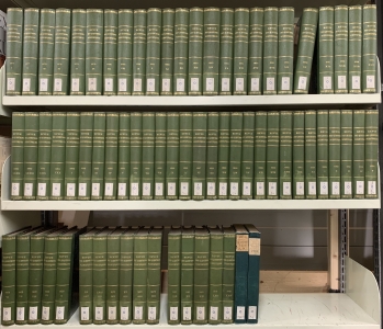 Revue des Questions Scientifiques. 1877-1891 tome 1-30 (21 & 25 is missing). 2e série 1892-1901 tome 1-20 (complete) & 3e série 1902 till 1914. tome 1-26 (11 & 18 missing). 71 volumes of the series. — Revue: