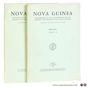 Nova Guinea. Contributions to the Anthropology, Botany, Geology and Zoology of the Papuan Region (Continuation of : Nova Guinea, new series, Vol. 10, 1959). Botany, Numbers 16-20 & 21-23 [ 2 volumes of the series ]. — Zanten, B. O. van / P. van Royen / a.o.