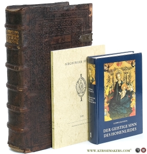 Expositio moralis et mystica in Canticum canticorum continens exhortationes sive sermones de omnibus christianae religionis mysteriis atque virtutibus. [ 2 volumes in 1 binding, with index ] Added: Ludwig de Ponte. Der Geistige Sinn des Hoheniedes 1990 & Siegburger Studien XXI. Rhabanus Haacke. Beiträge zur Marienkunde 1988 [total 3 books]. — Ludovici De Ponte, R. P. [ Ludovicus de Ponte / Ludwig de Ponte ]:
