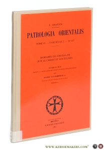 Barsabée de Jérusalem. Sur le Christ et les Églises. — Esbroeck, Michel Van (ed.).