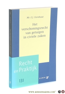 Het verschoningsrecht van getuigen in civiele zaken. — Fernhout, Mr. F.J.
