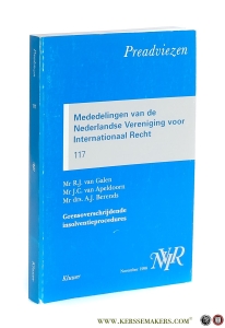 Grensoverschrijdende insolventieprocedures. Preadviezen. — Galen, R.J. van / J.C. van Apeldoorn / A.J. Berends.