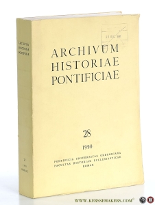 Archivum Historiae Pontificiae - Volume 28, 1990. — Rabikauskas, Paulius (ed.).