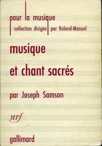 Musique et chants sacrés. — SAMSON, Joseph