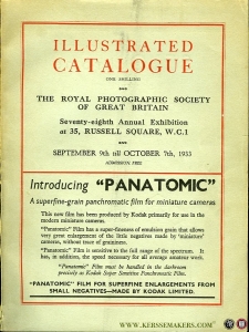 Illustrated catalogue. Seventy-eight Annual Exhibition at 35, Russel Square, W.C.1 The Royal Photographic Society of Great Britain — AA
