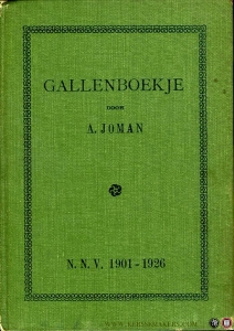 Gallenboekje — JOMAN, A.