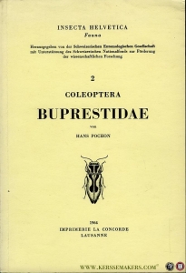 Coleoptera Buprestidae / Insecta Helvetica Fauna 2 — POCHON, Hans