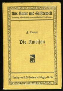 Die Ameisen. Mit 61 Figuren im Text. — KNAUER, F.