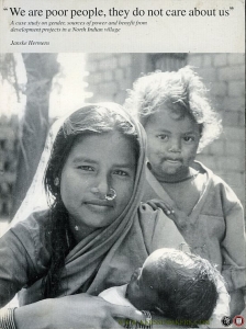 We are poor people, they do not care about us. A Case Study on Gender, Sources of Power, and Benefit from Development Projects in a North Indian Village — HERMENS, Janske